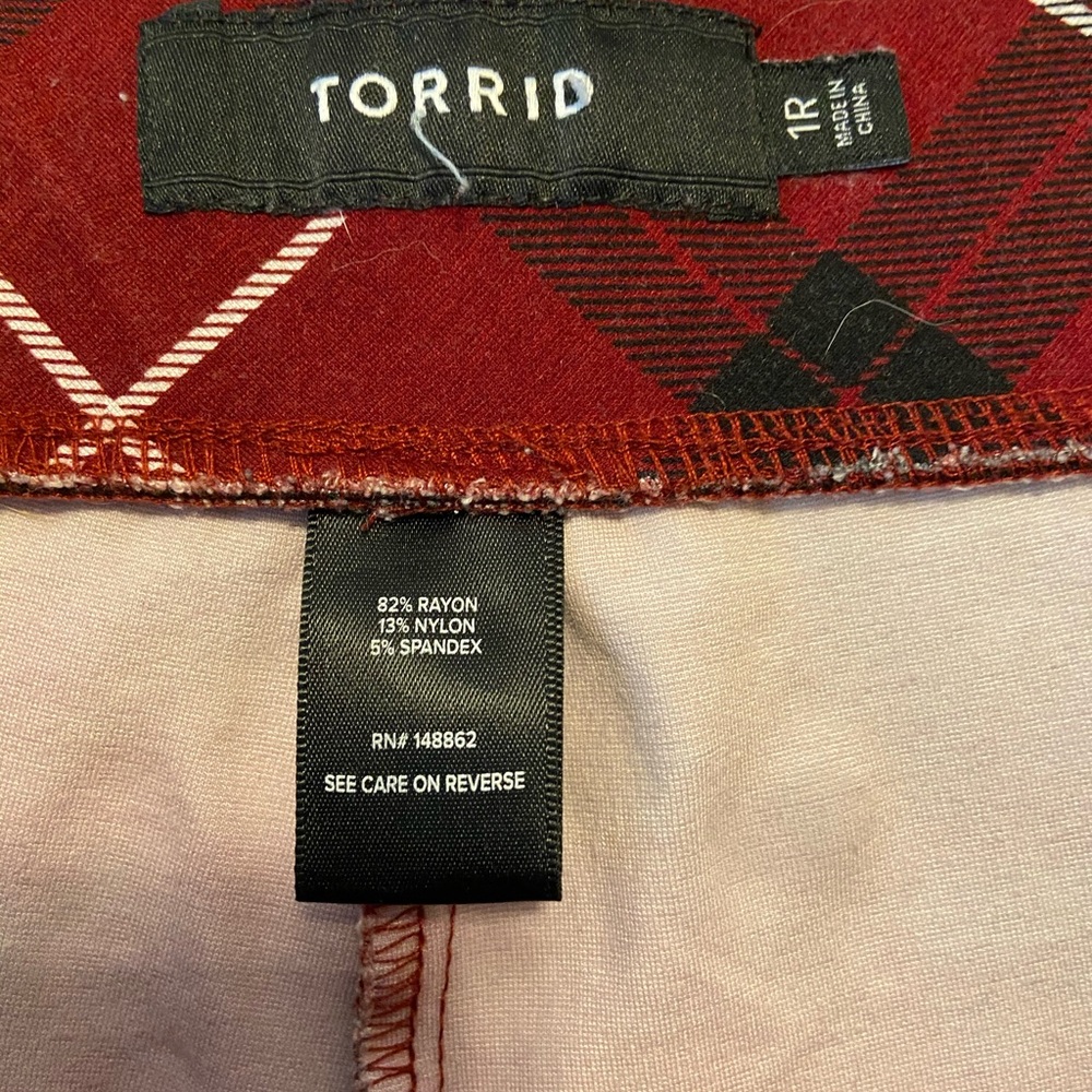 Torrid Size 1 Pixie Pants - image 2